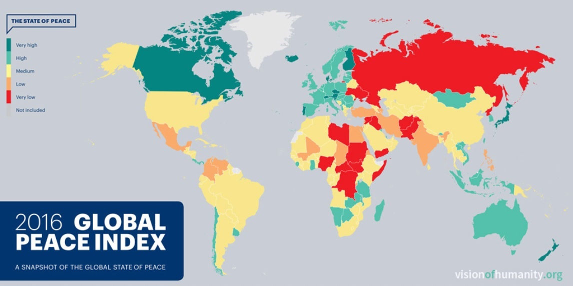 Global Peace Index 2016 Published